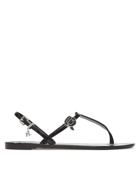 Sandali KARL LAGERFELD Jelly črna