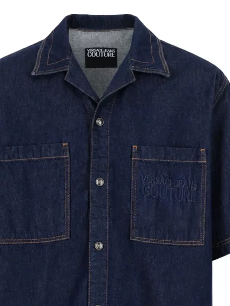 Farmering Versace Jeans Couture autogrammal kék