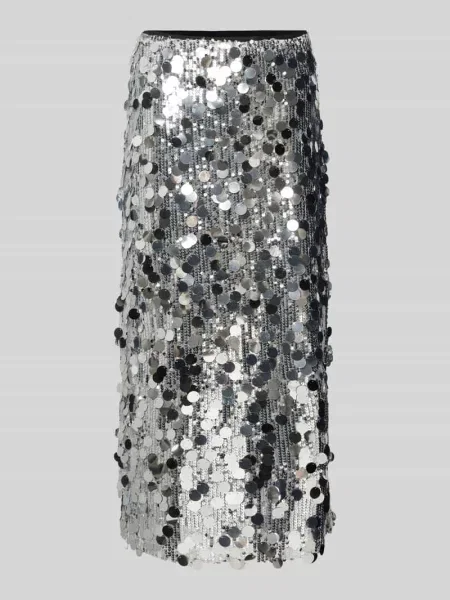 Spódnica midi z cekinowym obszyciem model ‘Lubinu’ Moves