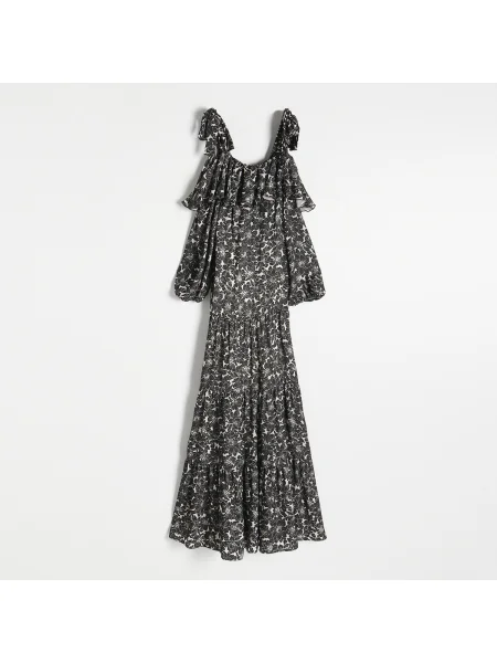 Reserved Rochie maxi cu imprimeu floral Multicolor