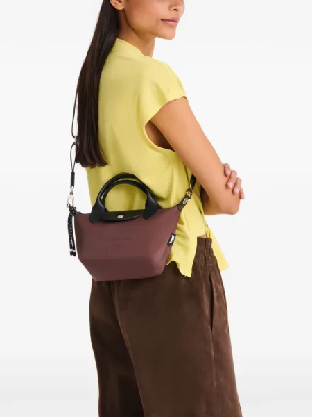 Geantă shopper Longchamp maro