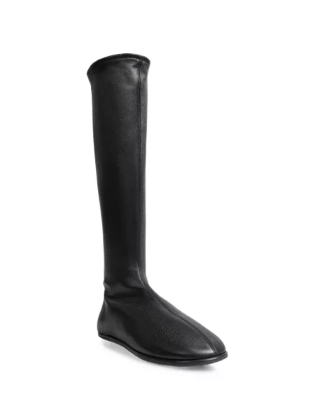 Botine Dear Frances din piele negru