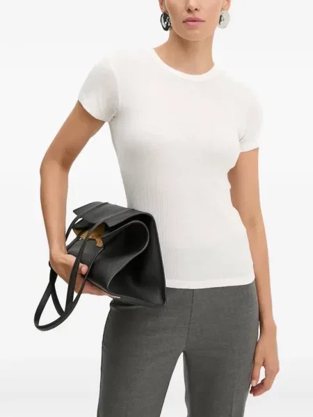 Scurt tricou Drykorn alb