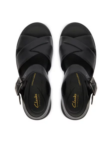 Clarks Sandali Cross črna