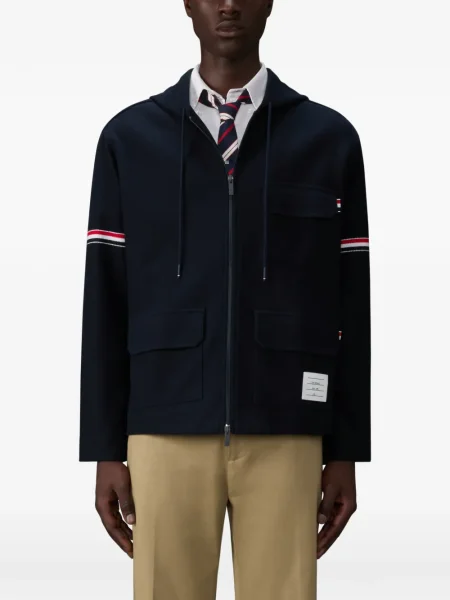Geacă parka Thom Browne albastru