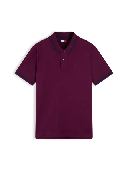 Tommy Jeans Tricou marin / ciclam albastru