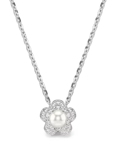 Colier Swarovski cu model floral