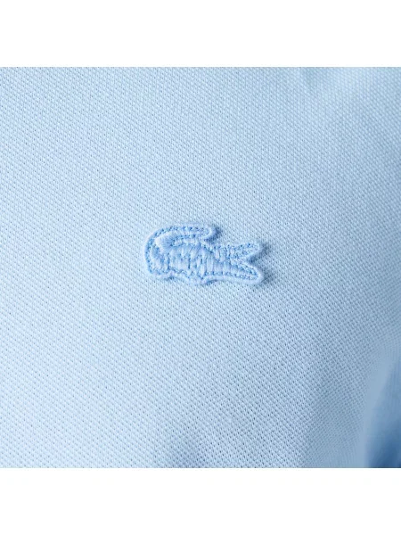 Поло Lacoste голубое