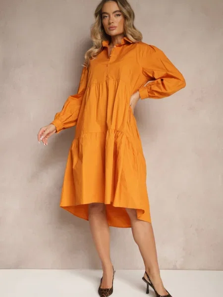 Rochie Paniell portocalie
