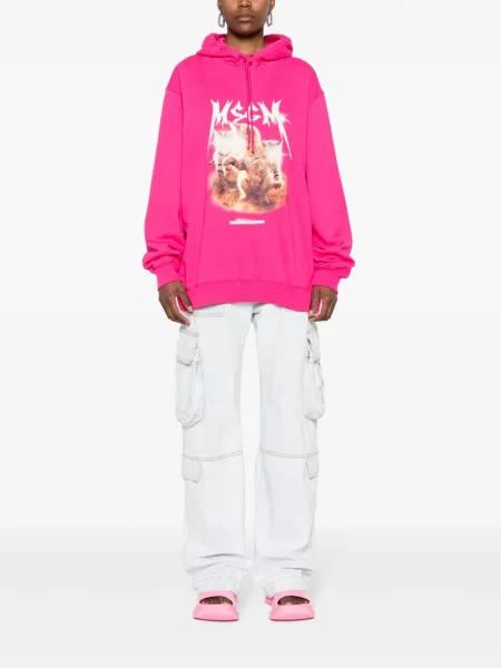 Tiesūs džinsai Msgm mėlyna