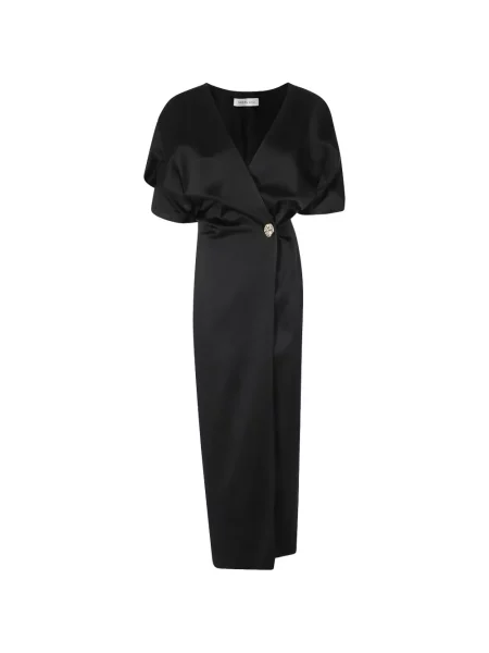 Rochie midi Raquel Diniz drapată negru