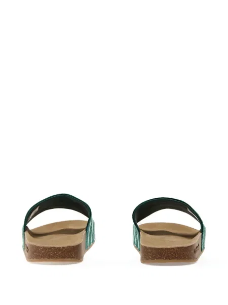 Кожени маратонки Adidas Adilette синьо