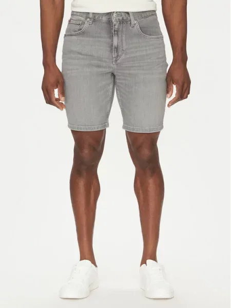 Tommy Hilfiger Džínové šortky Brooklyn šedá