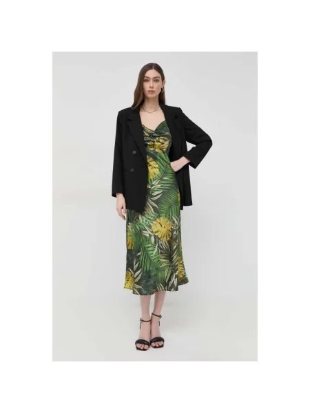 Guess sukienka maxi prosta zielony