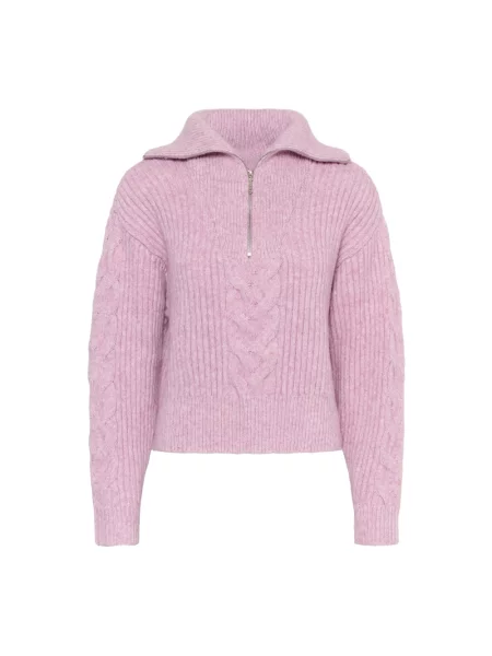 Sweter z golfem Saint Tropez do golfa fioletowy