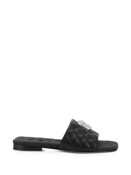 Sandale Philipp Plein fără toc negru