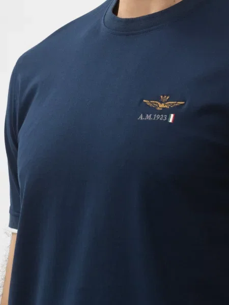 Футболка Aeronautica Militare синяя