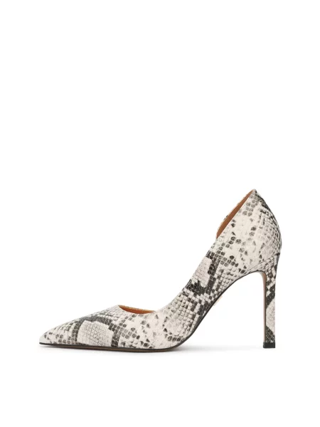 Kazar Pumps gri metalic alb