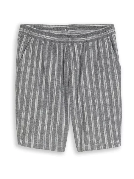 TOM TAILOR DENIM Pantaloni gri piatră alb