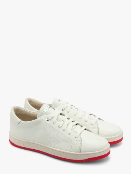 Кожаные кеды Rylko белые