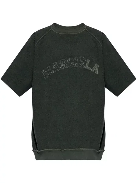 Tricou Maison Margiela cu broderie negru