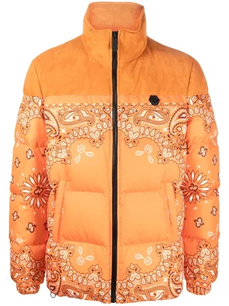 Geacă Philipp Plein cu imagine portocaliu