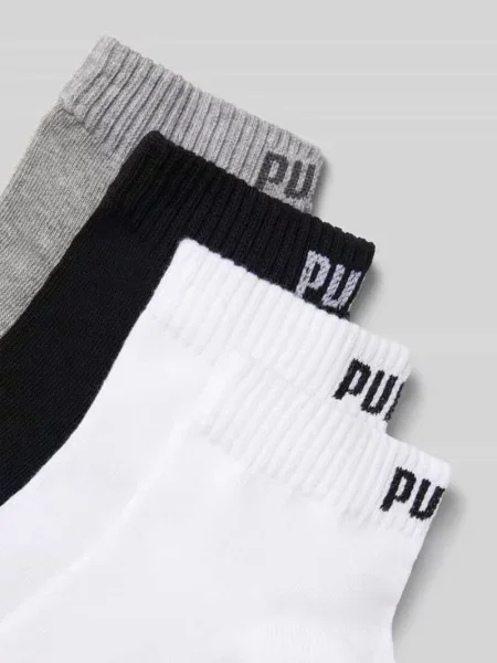Skarpety do sneakersów z logo w zestaw 4 szt. Puma