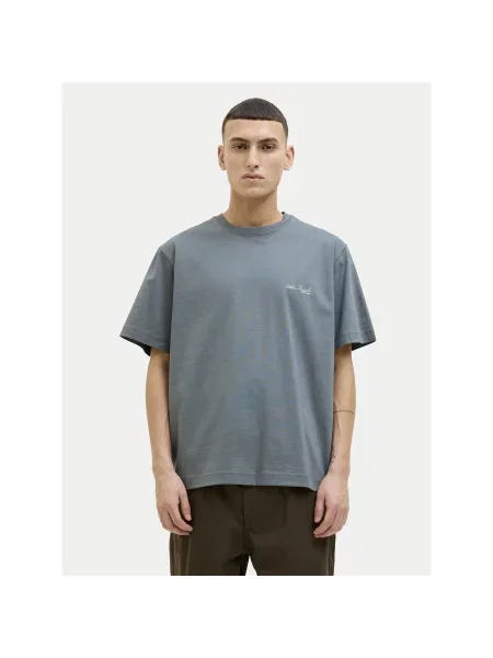 Jack&Jones T-Shirt Islington Loose Fit μπλε