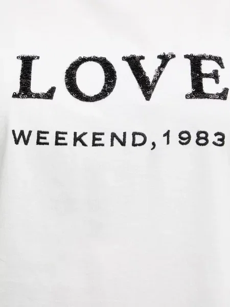 Футболка Weekend Max Mara AGILE білий