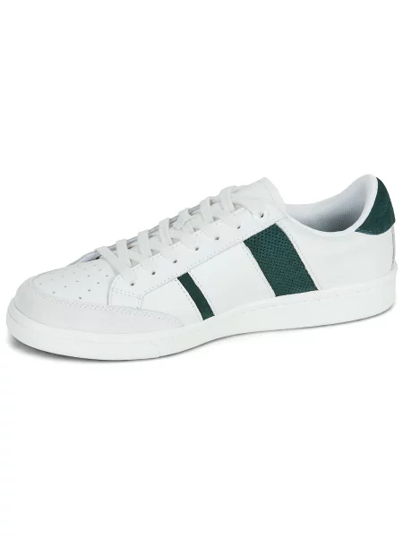 Pantofi Fred Perry din piele de căprioară alb