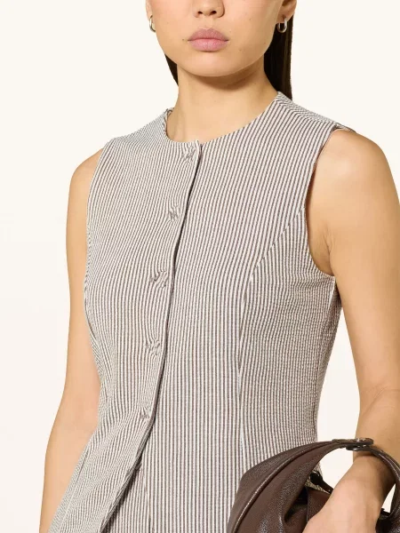 Rich & Royal Kamizelka Blezerowa Z Dżerseju braun brązowa