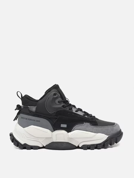 Кросівки YUKI текстиль/замша чорний