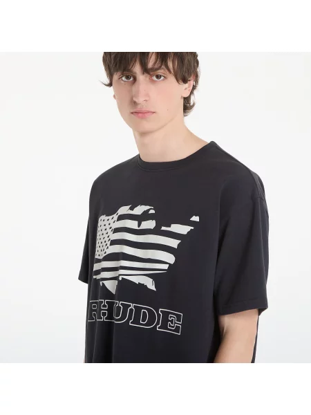 RHUDE Banner Tee tricou bărbați din alb