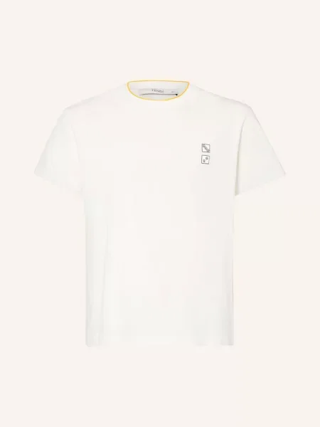 Fendi T-Shirt weiss biała