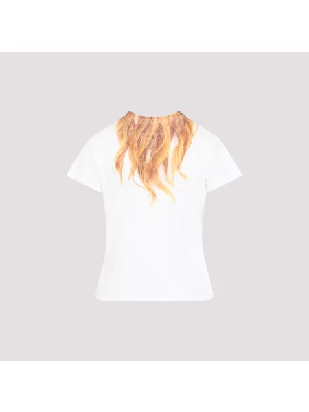 Koszulka polo Mm6 Maison Margiela biała