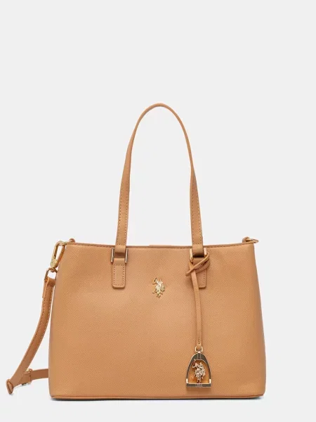 Geantă shopper U.s. Polo Assn. din piele maro