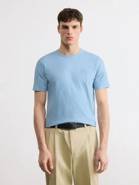 BOSS Tricou Tales deschis albastru