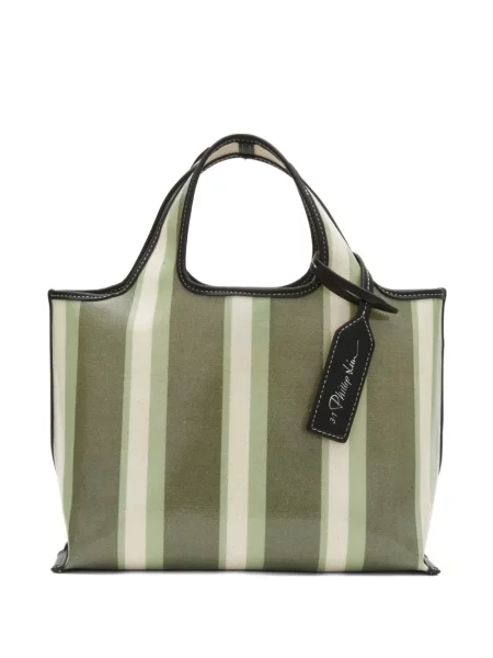 Geantă 3.1 Phillip Lim cu dungi verde