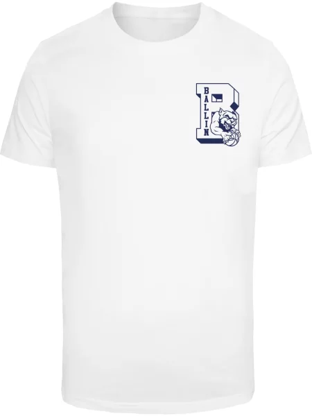 Mister Tee Tričko černá bílá