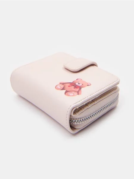 Гаманець із мотивом ведмедика різнобарвний