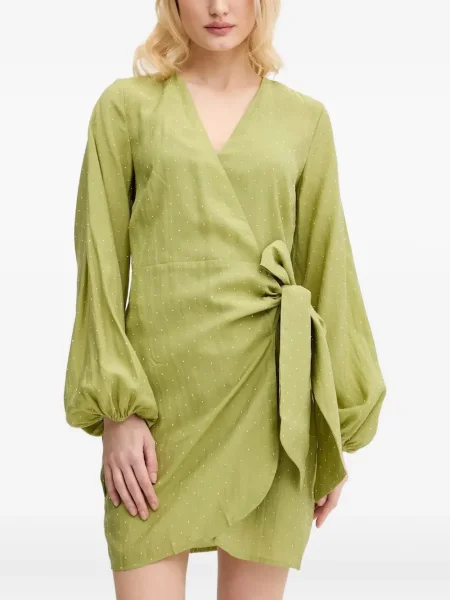 Rochie mini Never Fully Dressed de costum verde