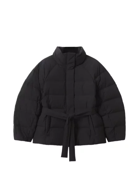 Matlasat cu centură palton Maison Kitsune negru