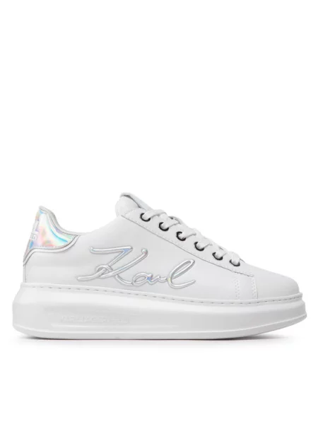 Sneakersy KARL LAGERFELD białe