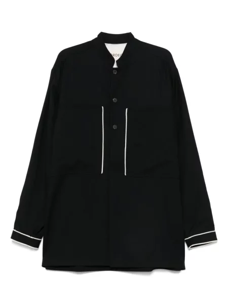 Вълнена риза Mordecai черно