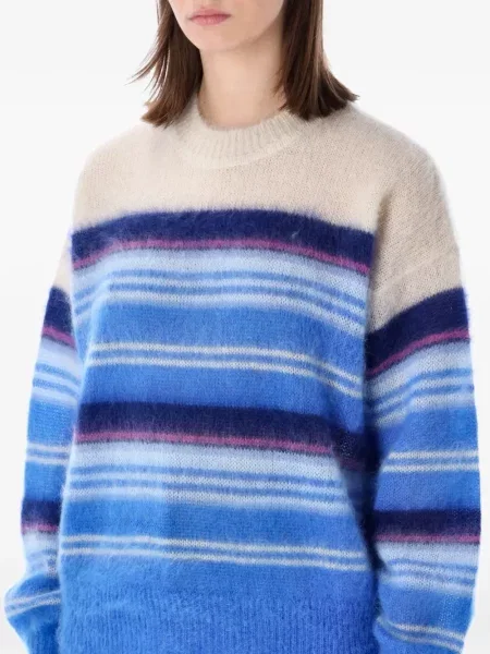 Pulover Marant Etoile cu dungi albastru