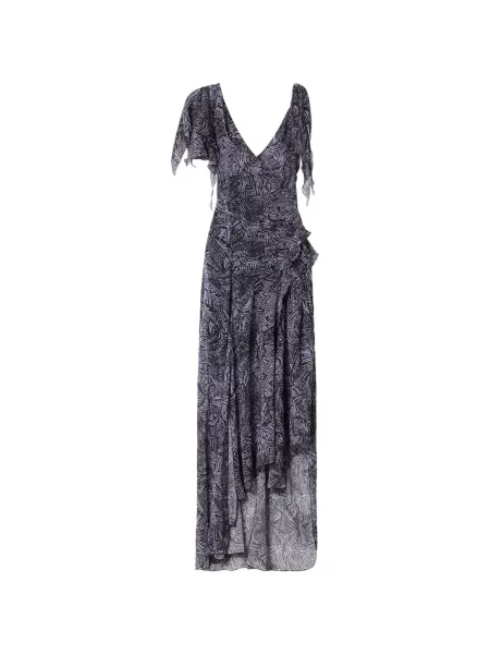 Rochie midi Isabel Marant până la genunchi de costum negru