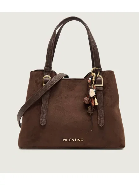 Műbőr bőrönd Valentino barna
