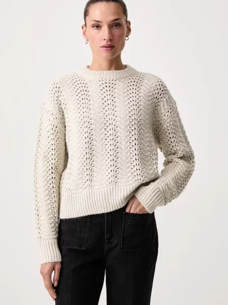 LEVI'S ® Pulover CHARLOTTE alb natural bej