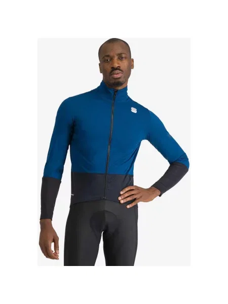 Kurtka Sportful Total Comfort niebieska absolutna XXL czarna