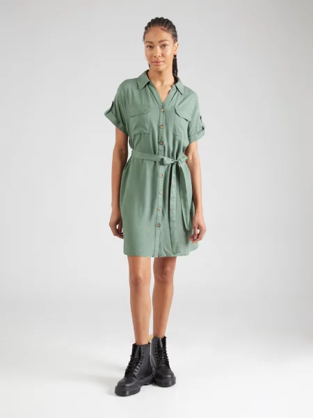 VERO MODA Rochie tip bluză VMBUMPY închis verde